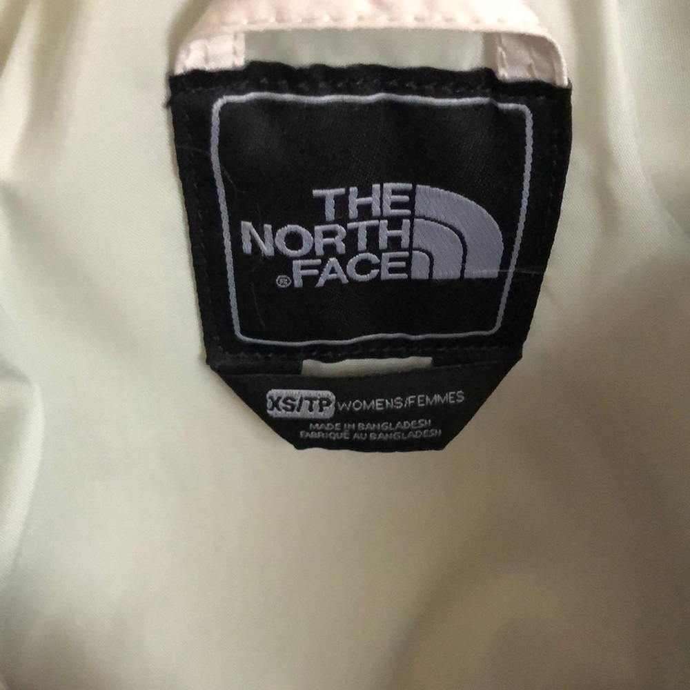 woman winter down ski jacket off white color